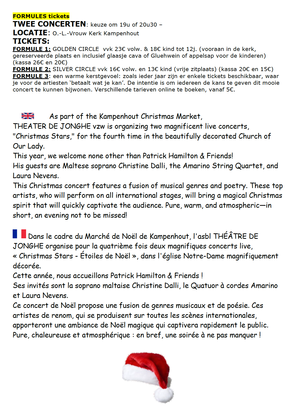 [2019 show calendar]